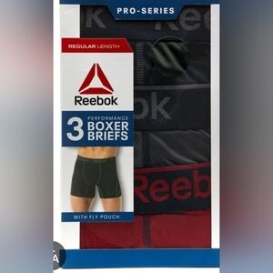 Reebok Pro-Series Boxer Briefs 3 Performance New In Box Adult